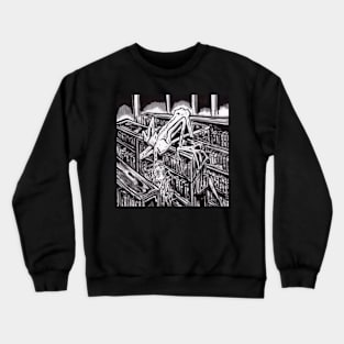 Tall Librarian Ghost Crewneck Sweatshirt